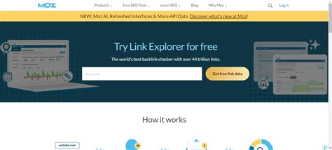 moz link explorer|Free Backlink Checker .